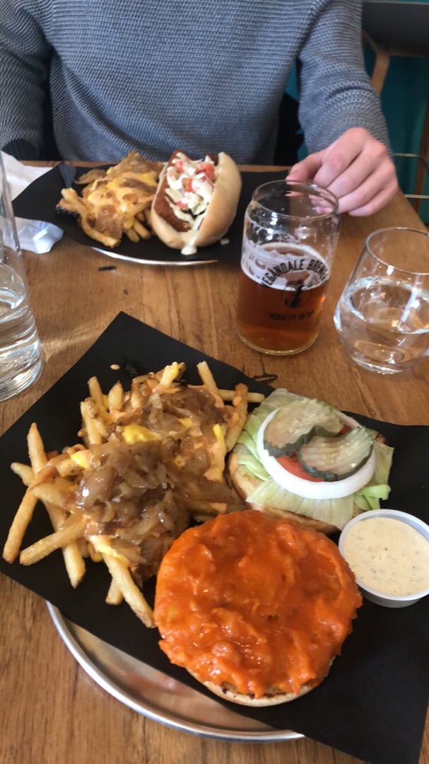 review photo of Bar Vegandale Crispy chicken buffalo style shared by @fruitbowlhalffull on 31 Dec 2019 - review