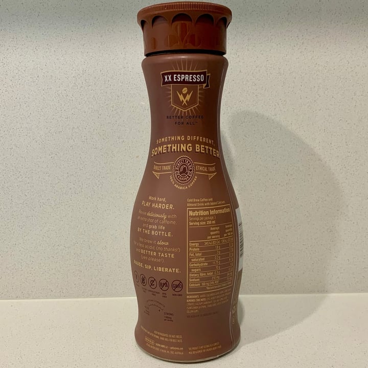 photo of Califia Farms XX Espresso Cold Brew Coffee With Almond shared by @vegan-friendly on  10 Aug 2021 - review
