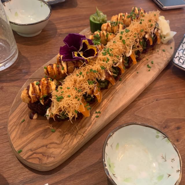 Photo of the dish “shrimp-less tempura crunch”