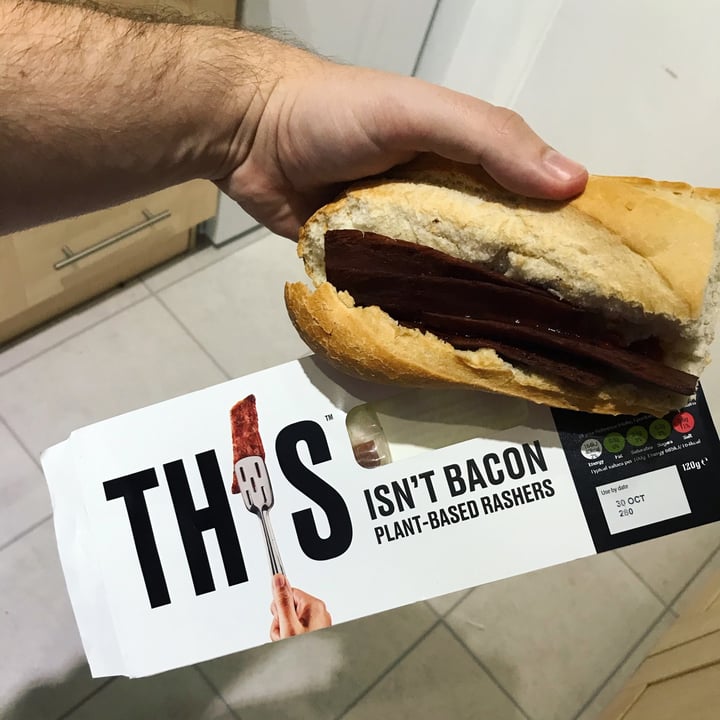 review photo of THIS This isn't Bacon Plant-Based Rashers shared by @sportyvegan22 on 11 Oct 2020 - review