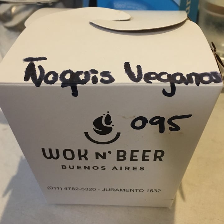 photo of Wok N' Beer Ñoquis Veganos shared by @outofstep on  23 Feb 2021 - review