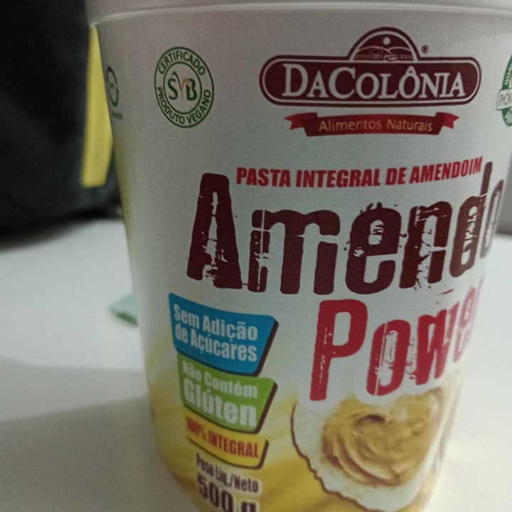 photo of DaColônia Pasta de Amendoim Integral shared by @bibis on  09 Aug 2022 - review
