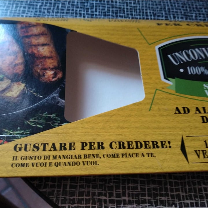 photo of Unconventional Salsicce Vegetali - Sausages shared by @gabrigar on  17 Apr 2022 - review