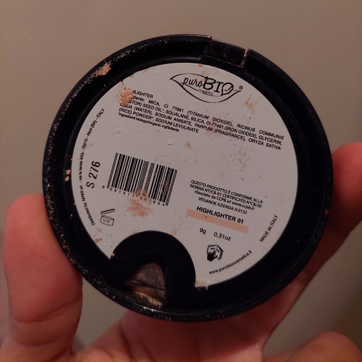 review photo of PuroBIO Cosmetico Resplendent Highlighter shared by @httpmarina on 23 Mar 2022 - review