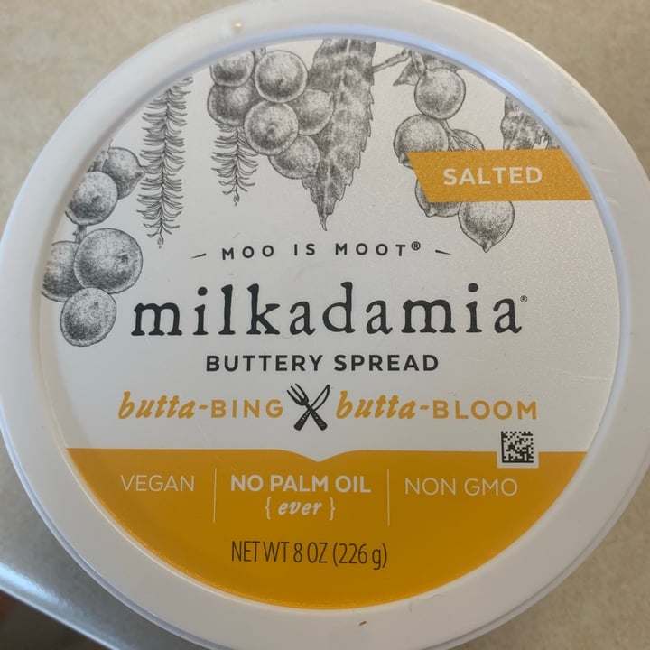 photo of Milkadamia Milkadamia Buttery Spread Salted shared by @shannonmarilyn on  03 May 2021 - review