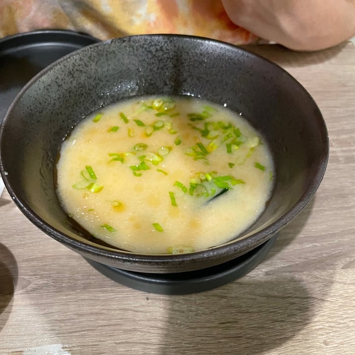 photo of Beyond Sushi (W 37th Street) Miso Soup shared by @imavegan247 on  28 Aug 2021 - review