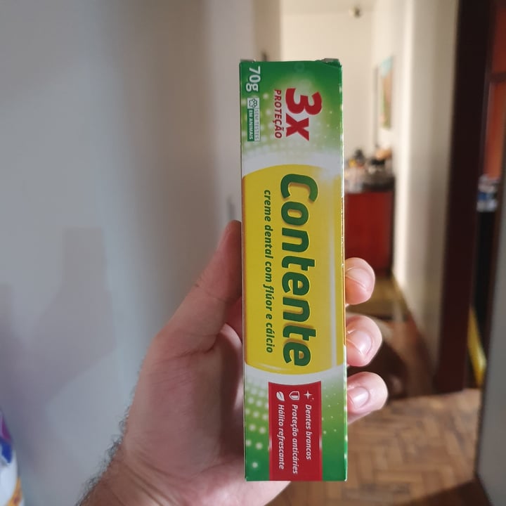 photo of Contente Creme Dental 3x Proteção shared by @arthurfalco on  21 Sep 2021 - review