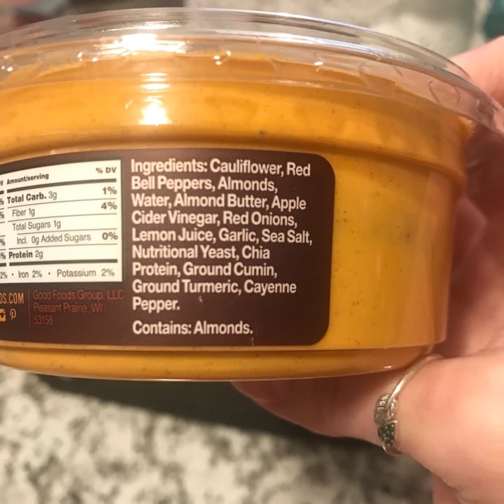 photo of Good Foods Plant Based Queso Style Dip shared by @rinn6440 on  18 Jan 2020 - review