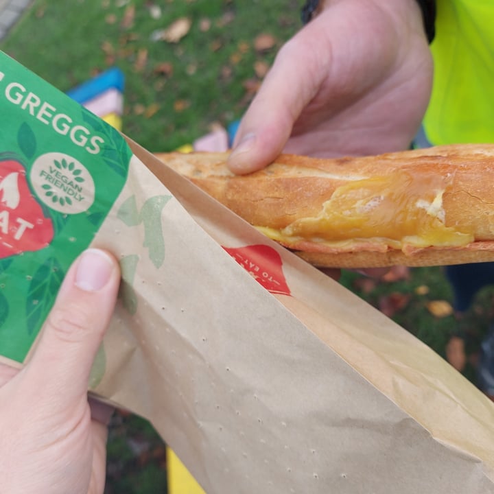 photo of Greggs Vegan Ham and Cheeze Baguette shared by @skito1987 on  25 Oct 2021 - review
