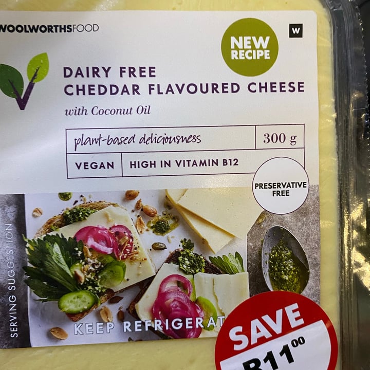 photo of Woolworths Food Vegan cheese shared by @rose9 on  16 Aug 2021 - review