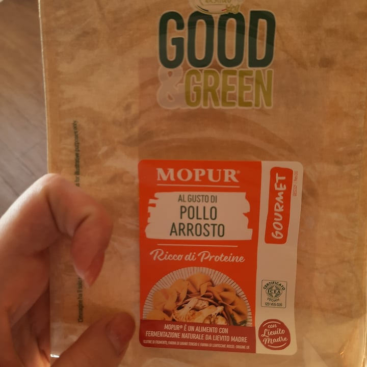 review photo of Good and green Mopur al gusto di pollo arrosto shared by @giuliadentice on 19 Sep 2022 - review