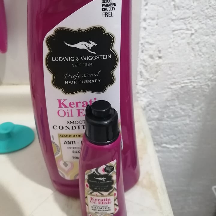 review photo of Ludwig & Wiggstein Keratin oil elixir conditioner shared by @ydmaty on 29 Jun 2021 - review