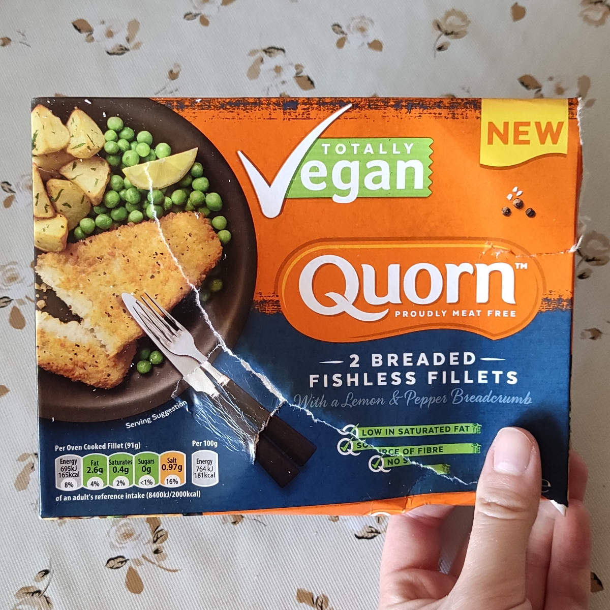 Citron- & pepparpanerade filéer from Quorn - Vegan Product Reviews ...