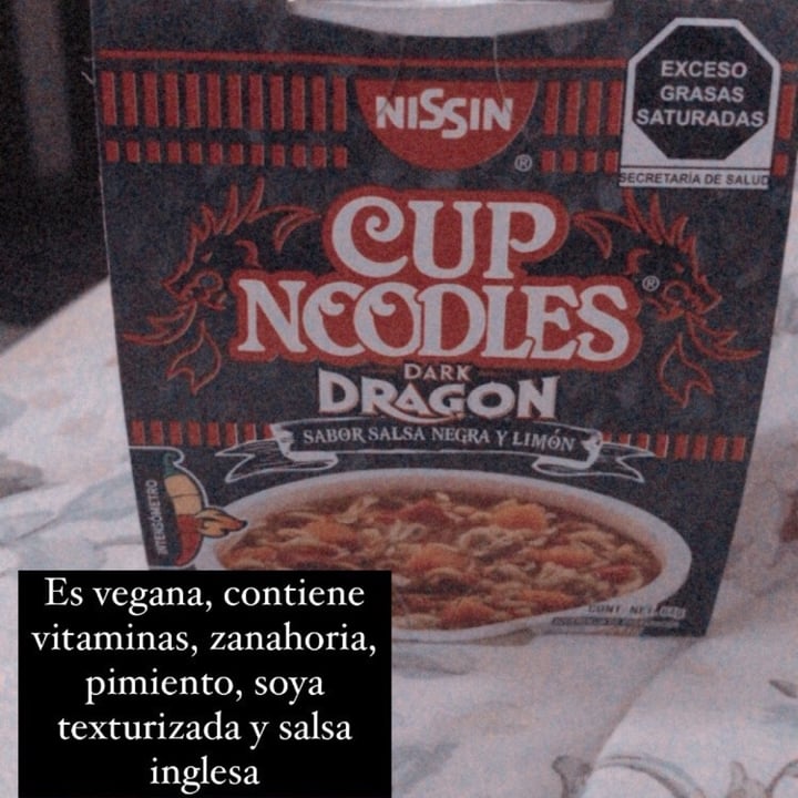 photo of Nissin Cup noodles Dragon shared by @emmacarstairs on  01 Feb 2022 - review