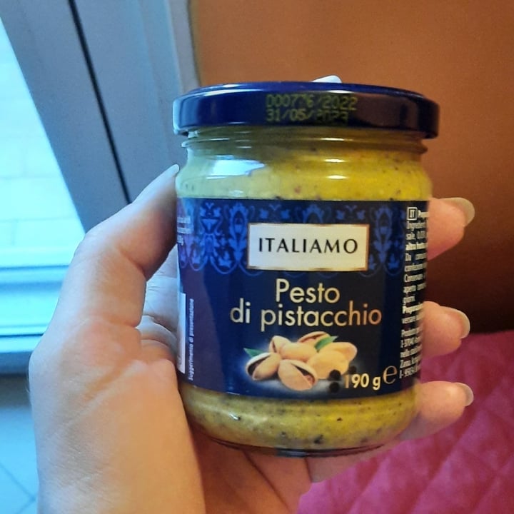 review photo of Lidl Italiamo pesto di pistacchi shared by @nenelapepe on 15 Sep 2022 - review