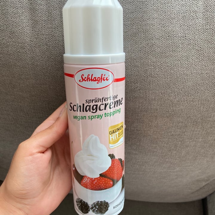 photo of Schlagfix Sprühfertige Schlagcreme shared by @antia7 on  30 Mar 2021 - review