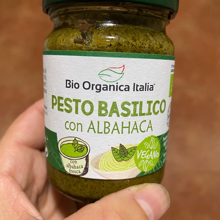 photo of Bio Organica Italia Pesto basílico vegano shared by @blogmundovegano on  20 Apr 2022 - review