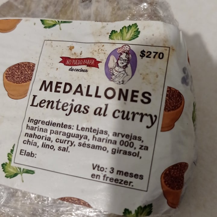 photo of No Puedo Parar de Cocinar. Medallones de lentejas al curry shared by @malalafontan on  05 Feb 2022 - review