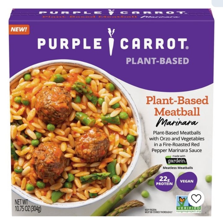 photo of Purple Carrot Plant-Based Meatball Marinara shared by @gilliganmungus on  20 May 2022 - review
