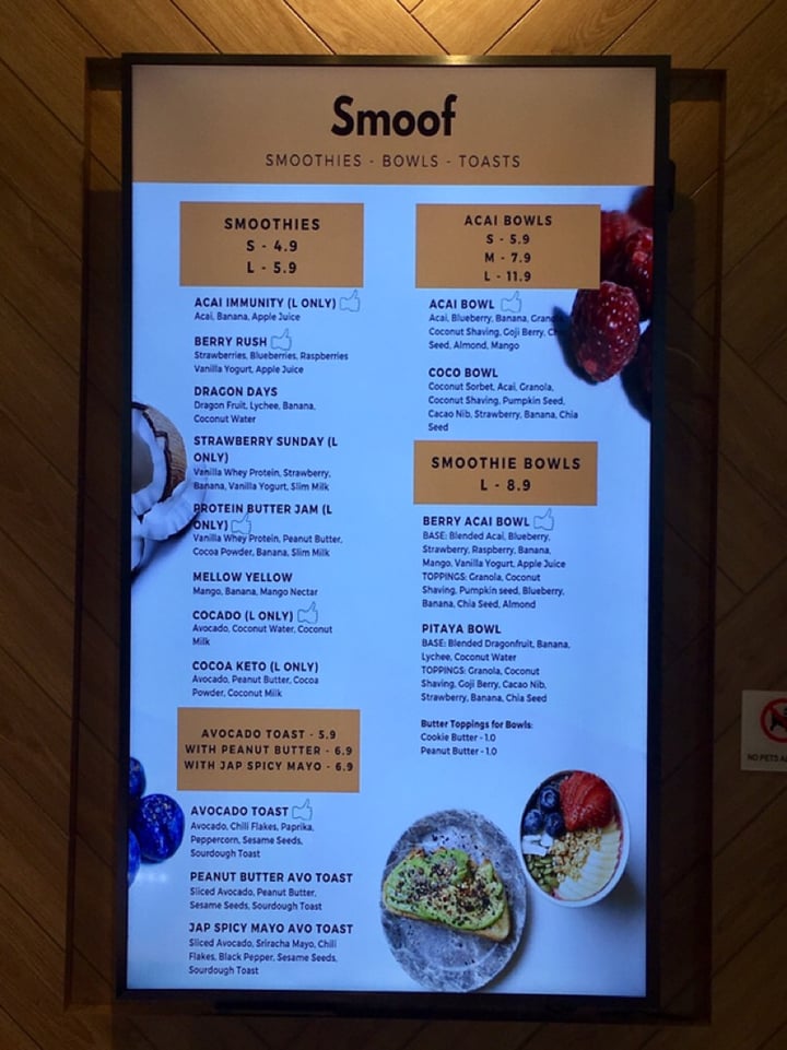 review photo of Smoof Açaí Bowl shared by @vikas on 26 Sep 2019 - review