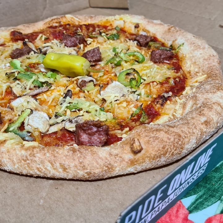 review photo of Papa John's Pizza Pizza Vegan Con Beyond Meat shared by @jojimbar on 20 Sep 2020 - review