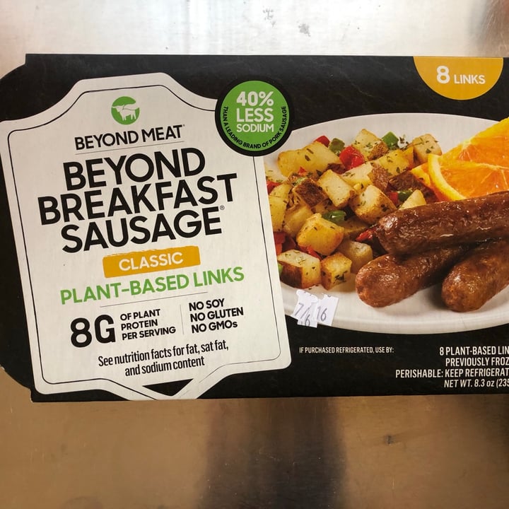 photo of Beyond Meat Beyond breakfast Sausage Classic  shared by @k8denson on  16 Jul 2021 - review