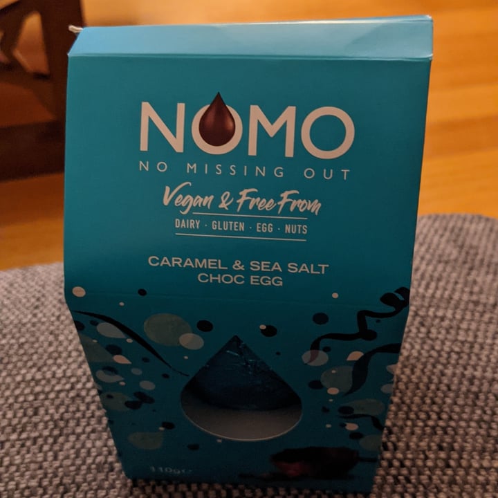 photo of NOMO Caramel And Sea Salt Egg shared by @veganhels on  07 Apr 2021 - review