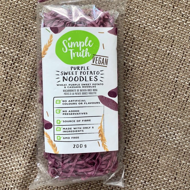 photo of Simple Truth Purple sweet potato noodles shared by @thehestermans on  30 Nov 2021 - review