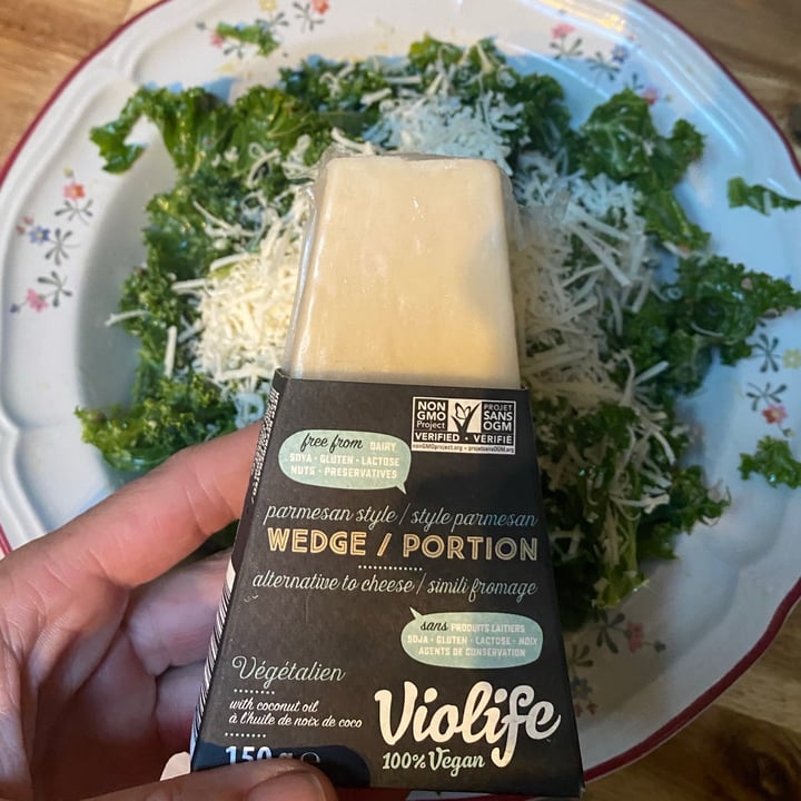 photo of Violife Just Like Parmesan Wedge shared by @drcherissedupreez on  14 Aug 2021 - review