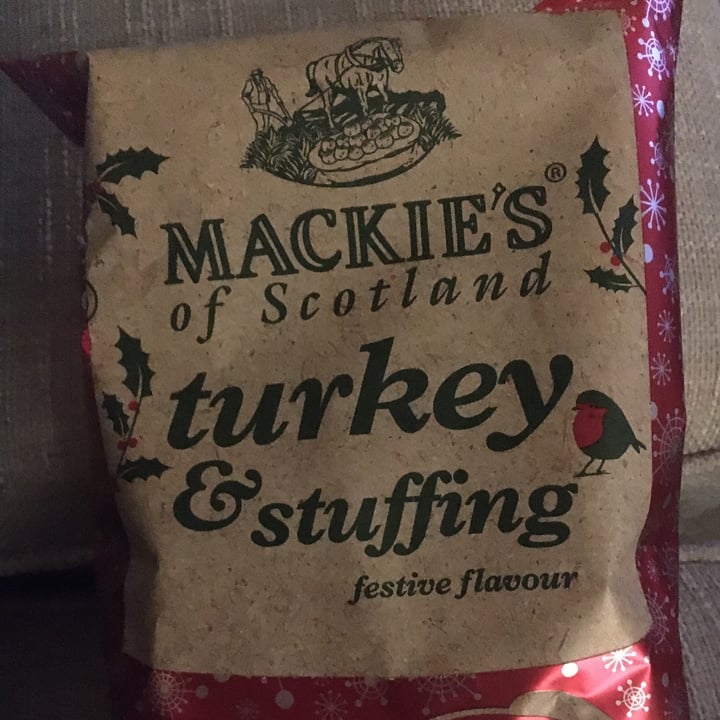photo of Mackie's of Scotland Stuffing and turkey crisps shared by @vegnostic on  02 Jan 2021 - review