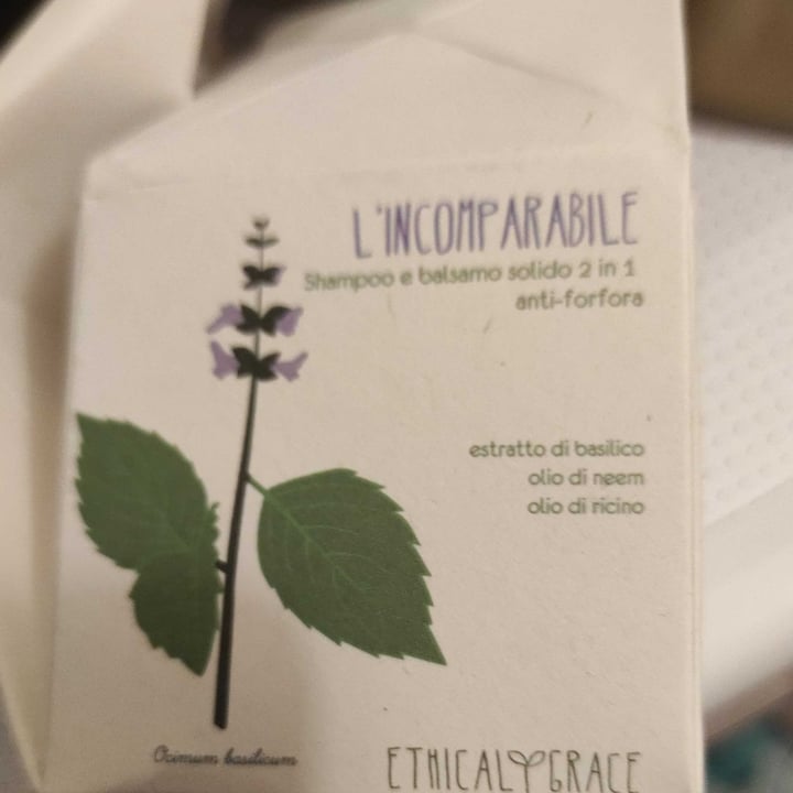 review photo of Ethical Grace L’incomparabile - shampoo e balsamo solido 2 in 1 anti-forfora anti-prurito shared by @ipecacuana on 04 Sep 2022 - review