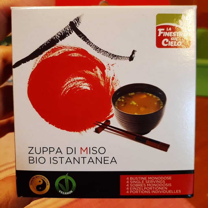 photo of La Finestra Sul Cielo Zuppa di miso bio istantanea shared by @vegdruid on  12 Nov 2022 - review