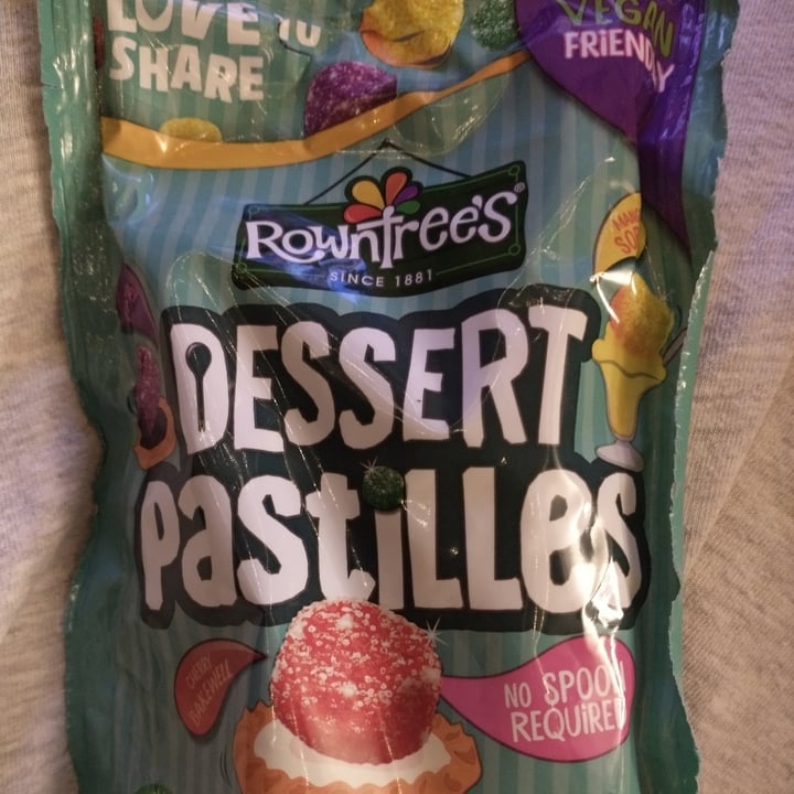 photo of Rowntree's Dessert Pastille shared by @veganhedgewytch on  26 Jul 2022 - review