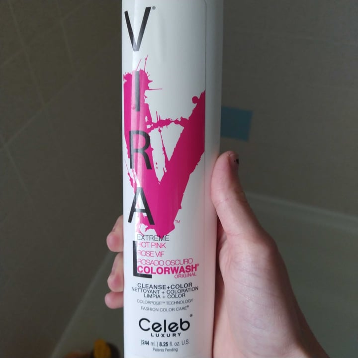 photo of Celeb Luxury Viral Extreme Hot Pink Color wash (Cleanse + Color) shared by @onionkraut on  26 Feb 2021 - review
