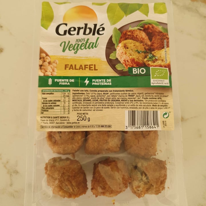 photo of Gerblé Falafel shared by @lauri on  29 Dec 2021 - review