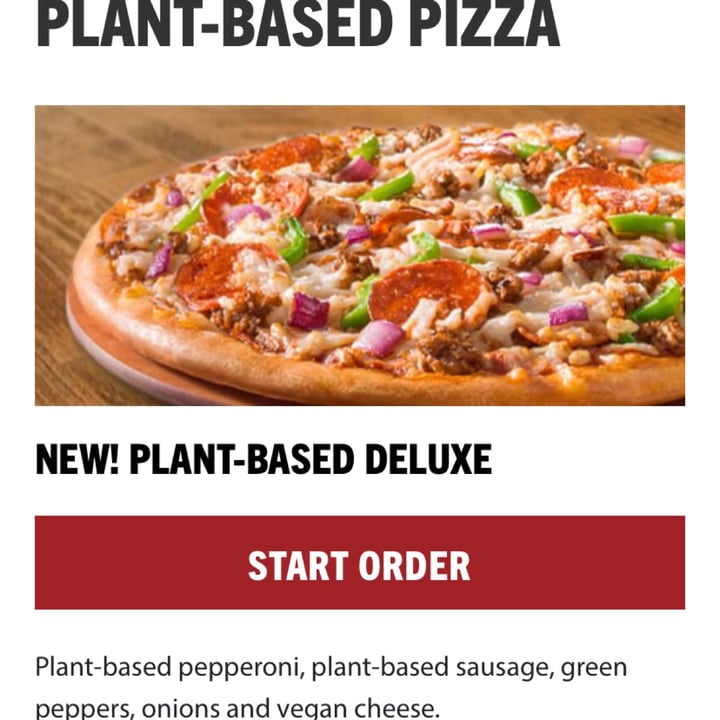 photo of LaRosa's Pizza Roselawn Plant Based Deluxe shared by @timvegmalone on  01 May 2022 - review