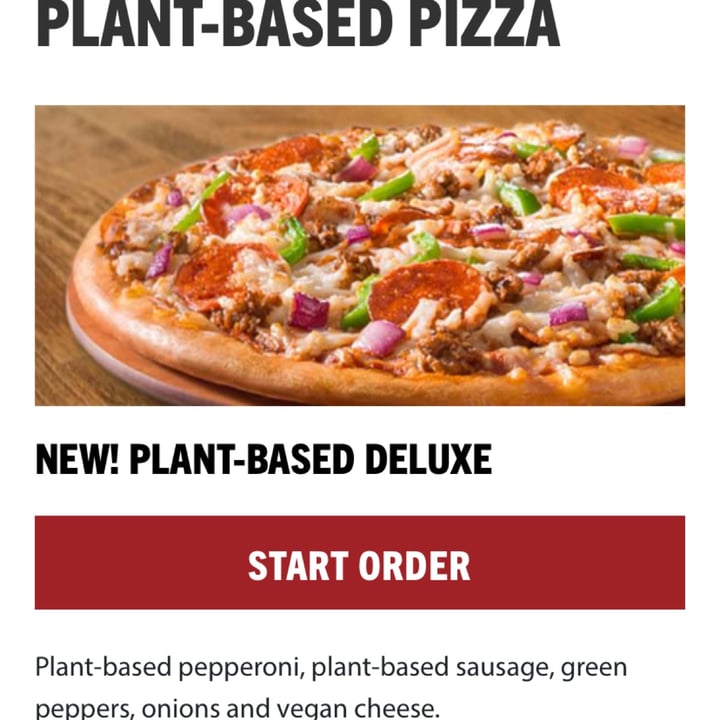 review photo of LaRosa's Pizza Roselawn Plant Based Deluxe shared by @timvegmalone on 01 May 2022 - review