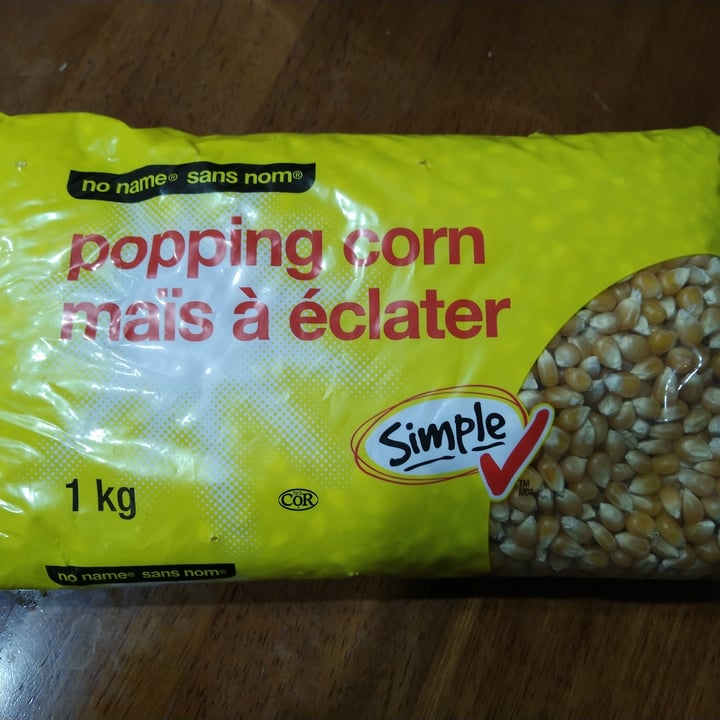 photo of No Name Sans Nom Popcorn kernels shared by @shaggyvegan on  08 Dec 2021 - review