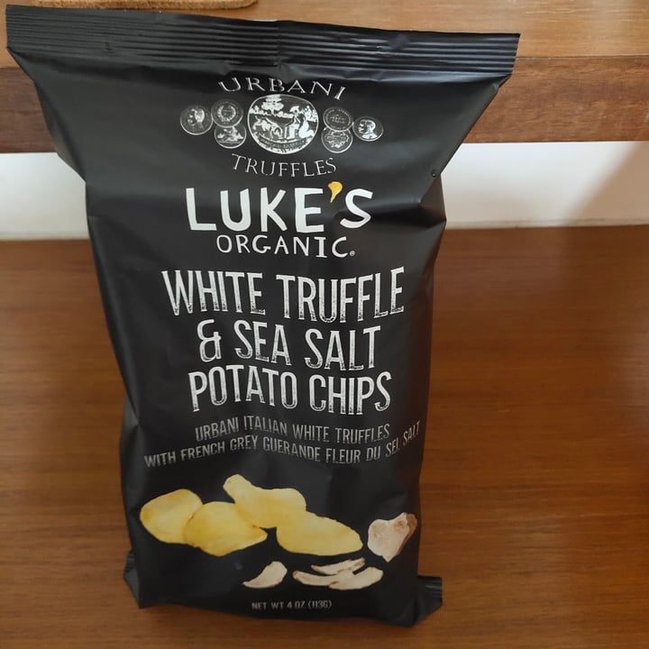photo of Luke’s Organic White truffle and sea salt potato chips shared by @stevenneoh on  16 Jul 2020 - review