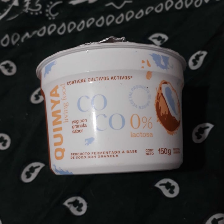 photo of Quimya Yogurt con Granola sabor Coco shared by @bautistavegano on  18 Mar 2022 - review