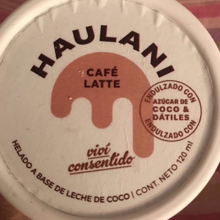 photo of Haulani Helado Sabor café Latte shared by @esteficasotti on  29 Dec 2019 - review