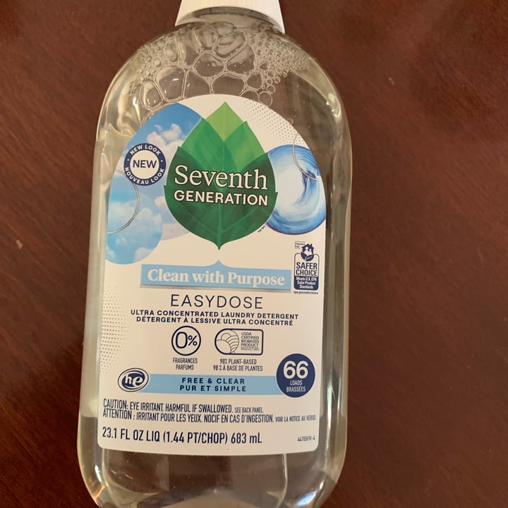 photo of Seventh Generation Easy Dose Laundry Detergent Free & Clear shared by @allhess on  24 Oct 2022 - review