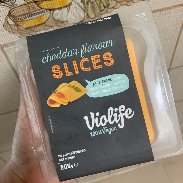 review photo of Violife Cheddar Slices shared by @avegangirl on 13 Aug 2021 - review