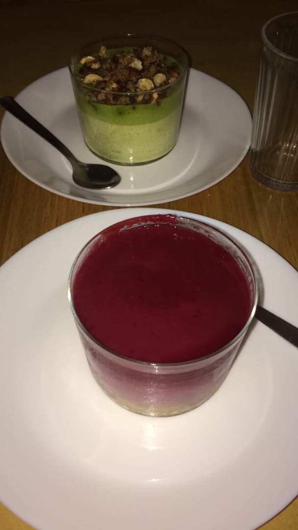 Photo of the dish “Cheesecake vegan ai frutti di bosco”