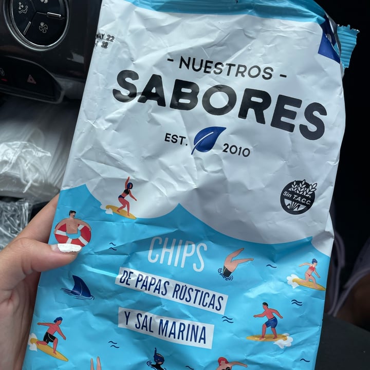 review photo of Nuestros Sabores Chips de papas rústicas y sal marina shared by @morevallejos on 19 Feb 2022 - review