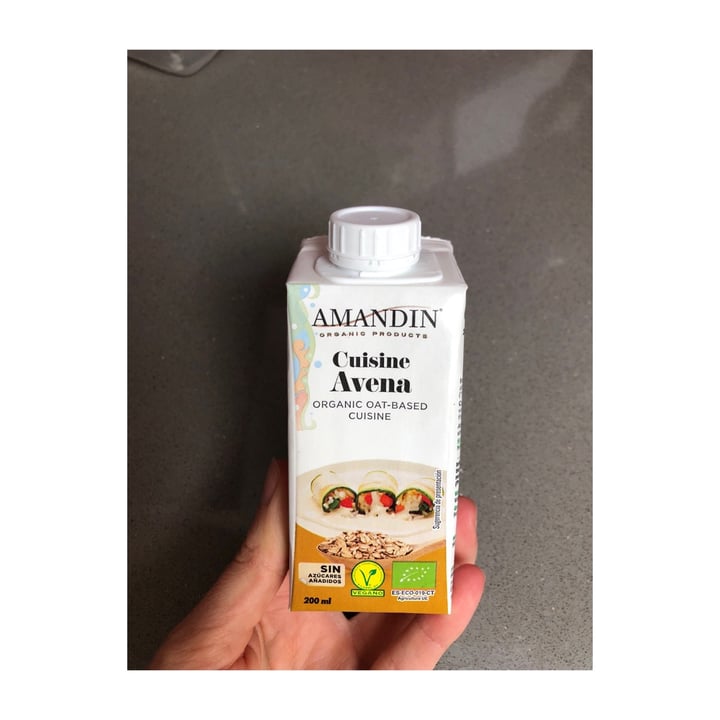 photo of Amandin Cuisine Avena shared by @myveglife on  06 Jul 2021 - review