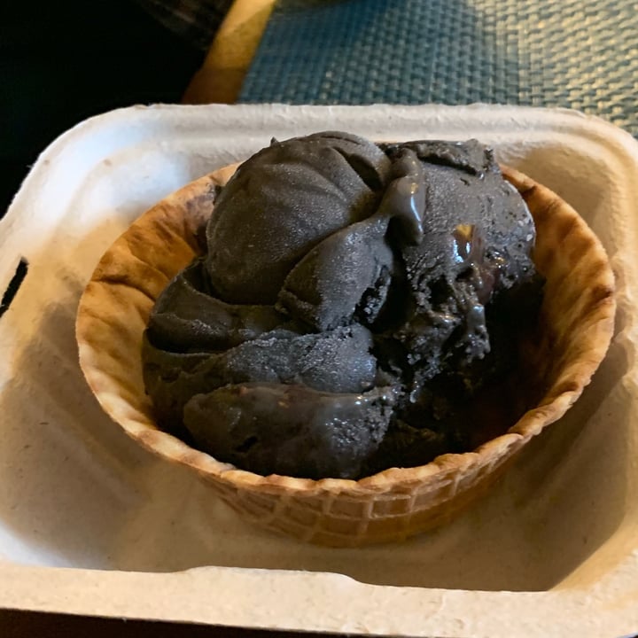photo of People Under the Staircase Chocolate Charcoal Raspberry Ripple Icecream shared by @lisaj on  26 Jun 2021 - review