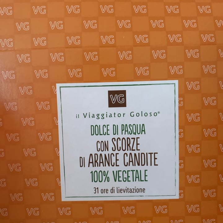 photo of Il Viaggiator Goloso Dolce di Pasqua con scorze D'arancia Candite shared by @veganzuzi on  26 May 2022 - review