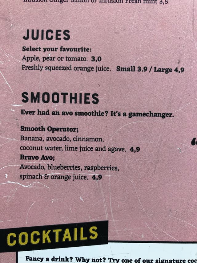 Photo of the dish “Smooth Operator”