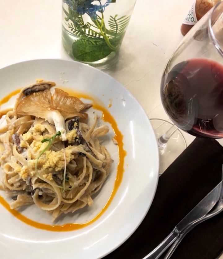 photo of Vegan Inc. Miyana Polanco Almond cream and wild mushroom truffle pasta shared by @stephannievegan on  19 Dec 2019 - review